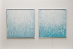 2xZ.T. 120x120 cm 2020 Acryl op linnen