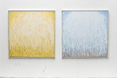 2x 130x130 cm acryl on canvas 2020